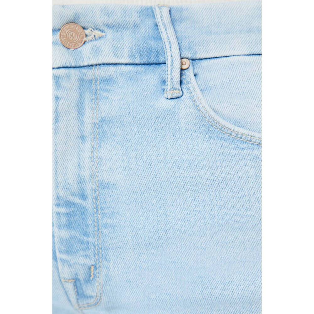 NEW MOTHER roller sneak wide leg jeans in ball is in your court - Picture 4 of 4